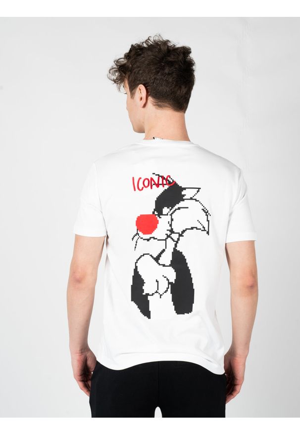 Iceberg T-Shirt | F0256307 | Mężczyzna | Biały. Okazja: na co dzień. Kolor: biały. Materiał: bawełna. Styl: klasyczny, casual, elegancki