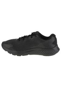 Buty do biegania męskie Under Armour Charged Rogue 3. Kolor: czarny. Materiał: materiał, syntetyk, tkanina