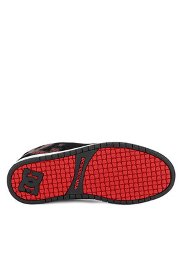 DC Shoes Sneakersy COURT GRAFFIK 300529-BW5 Czarny. Kolor: czarny. Materiał: skóra