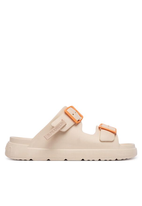 D.Franklin Klapki Vibe Foam 2 DFSH413005 Beżowy. Kolor: beżowy. Materiał: syntetyk