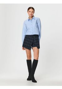 Sinsay - Spódnico-spodenki - wielobarwny. Materiał: włókno, dzianina, wiskoza, materiał. Wzór: kratka #1