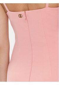 TwinSet - TWINSET Sukienka koktajlowa 232TP2490 Różowy Slim Fit. Kolor: różowy. Materiał: wiskoza. Styl: wizytowy