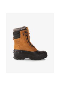 Ocieplane, wodoodporne buty zimowe Kilpi ANTARTIC HIGH WP-M. Kolor: brązowy. Materiał: nylon. Sezon: zima