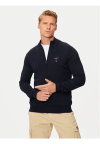 Aeronautica Militare Sweter 242MA1390L415 Niebieski Regular Fit. Kolor: niebieski. Materiał: wełna