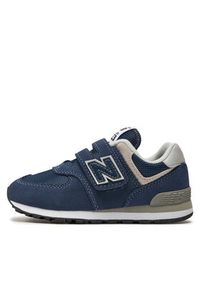 New Balance Sneakersy PV574EVN Granatowy. Kolor: niebieski. Materiał: zamsz, skóra. Model: New Balance 574 #4