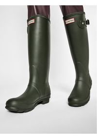 Hunter Kalosze Original Tall WFT1000RMA Zielony. Kolor: zielony. Materiał: kauczuk