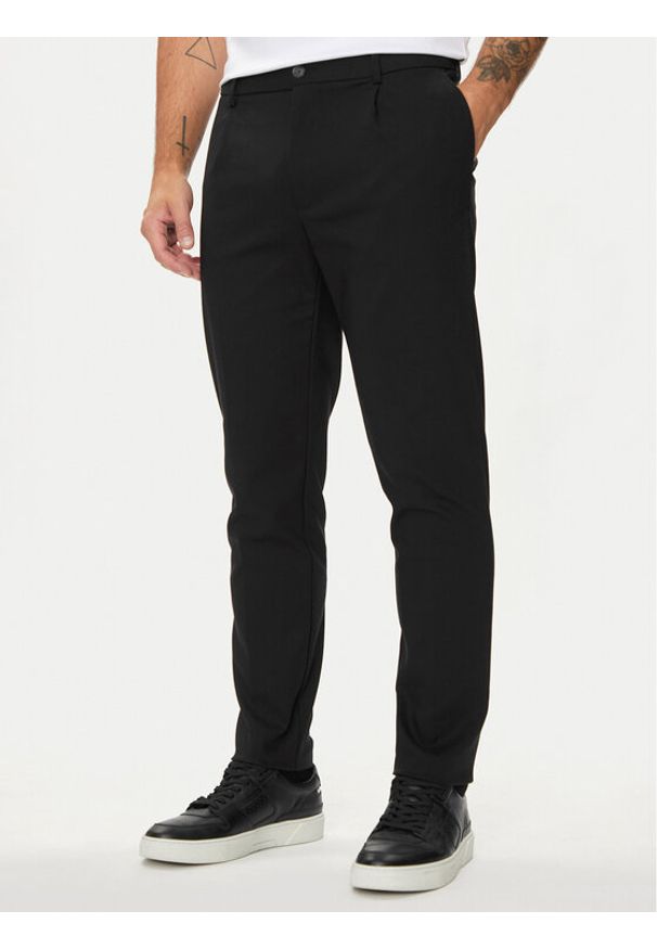 BOSS Chinosy Kane-PL_PS 50521350 Czarny Slim Fit. Kolor: czarny. Materiał: bawełna