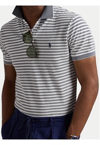 Polo Ralph Lauren Polo 710974596001 Niebieski Custom Slim Fit. Typ kołnierza: polo. Kolor: niebieski. Materiał: bawełna #4