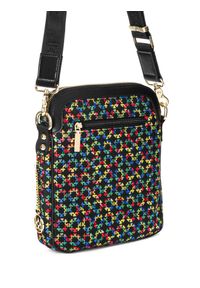 Kazar - Multikolorowa listonoszka damska. Materiał: skórzane. Rodzaj torebki: na ramię #3