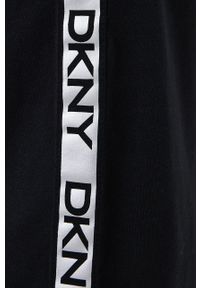 DKNY - Dkny sukienka kolor czarny mini prosta. Okazja: na co dzień. Kolor: czarny. Materiał: dzianina. Typ sukienki: proste. Styl: casual. Długość: mini