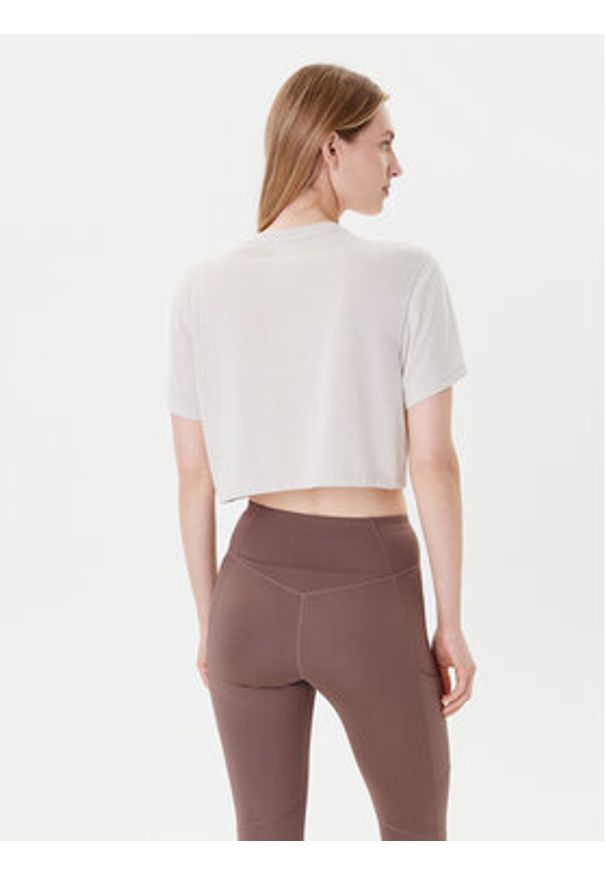 Adidas - adidas Koszulka techniczna Train Essentials JE6169 Beżowy Loose Fit. Kolor: beżowy. Materiał: syntetyk