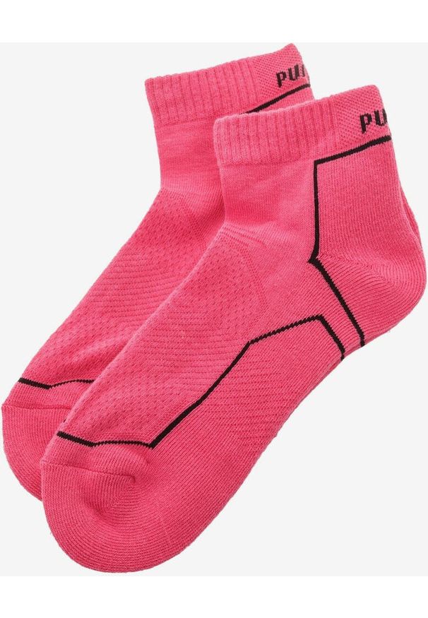 ZEAGLE - Puma Neon Różowe Skarpetki Sportowe 39-42 - Komfort i Wydajność. Kolor: różowy. Materiał: poliester, elastan, poliamid, bawełna. Sport: fitness