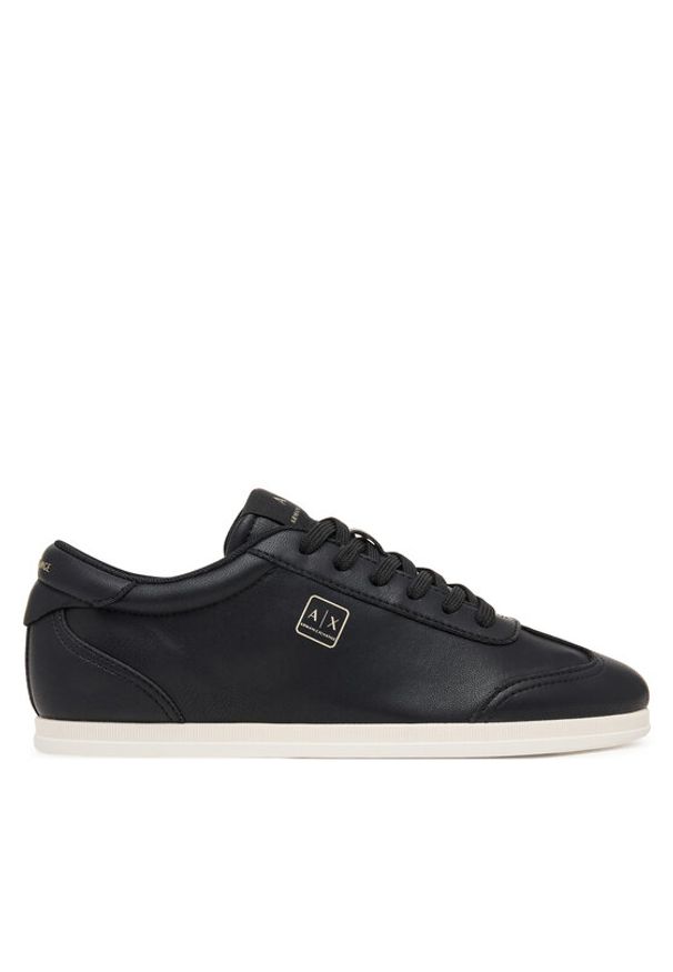Armani Exchange Sneakersy XW001668 AF17628 UC001 Czarny. Kolor: czarny. Materiał: skóra