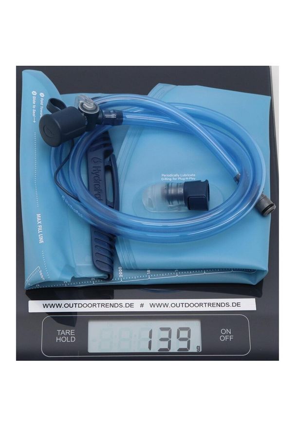 Bukłak na wodę Deuter Streamer II 3.0 L - hydrablue. Kolor: niebieski
