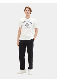 Tom Tailor T-Shirt 1037735 Biały Regular Fit. Kolor: biały. Materiał: bawełna