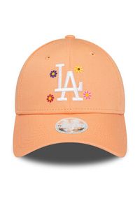 New Era Czapka z daszkiem Wmns Flower 940 La Dodgers 60435013 Pomarańczowy. Kolor: pomarańczowy. Materiał: materiał #3
