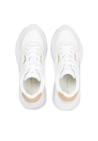 TOMMY HILFIGER - Tommy Hilfiger Sneakersy Lux Monogram Runner FW0FW07816 Biały. Kolor: biały