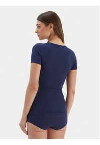 Polo Ralph Lauren Piżama 4P0719 Granatowy Regular Fit. Kolor: niebieski. Materiał: bawełna #7