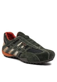 Geox Półbuty U Snake L U4207L 02214 C1300 Zielony. Kolor: zielony. Materiał: materiał #4