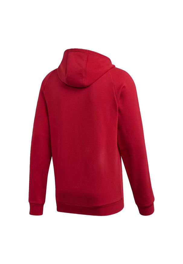 Adidas - Bluza adidas Core 18 FZ Hoody M FT8071. Kolor: czerwony, biały, wielokolorowy. Sport: piłka nożna