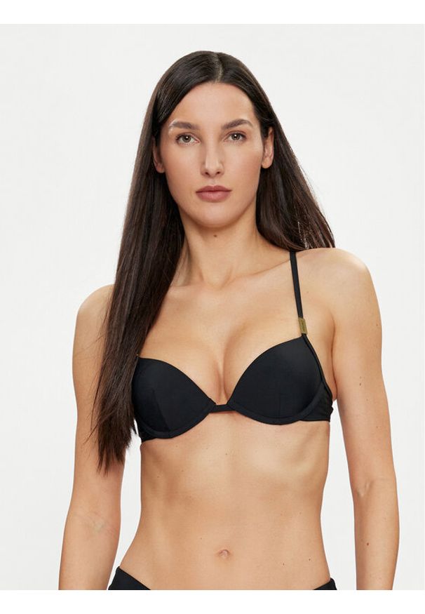 Calvin Klein Swimwear Góra od bikini KW0KW02383 Czarny. Kolor: czarny. Materiał: syntetyk