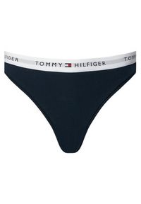 TOMMY HILFIGER - Tommy Hilfiger Komplet stringów UW0UW05530 Granatowy. Kolor: niebieski. Materiał: bawełna #6