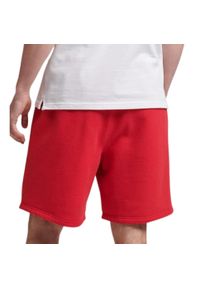 Spodenki turystyczne męskie Superdry Sl Code. Kolor: czerwony. Materiał: bawełna. Sport: turystyka piesza
