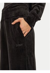 DKNY Spodnie dresowe DP4P3539 Czarny Wide Leg. Kolor: czarny. Materiał: syntetyk