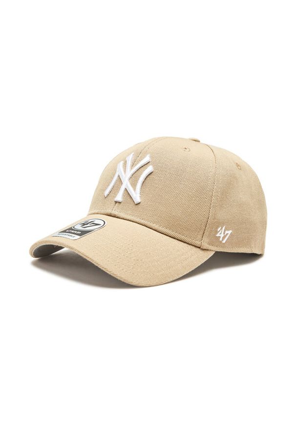 47 Brand Czapka z daszkiem MLB New York Yankees '47 MVP B-MVP17WBV-KHB Khaki. Kolor: brązowy. Materiał: materiał