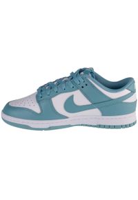 Nike - Buty sportowe Sneakersy męskie, Dunk Low Retro. Kolor: biały. Materiał: guma, skóra, syntetyk, materiał, tkanina. Sport: turystyka piesza