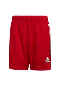 Adidas - Spodenki piłkarskie męskie adidas Condivo 20 Shorts. Kolor: czerwony, wielokolorowy, biały. Sport: piłka nożna