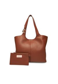 Coccinelle Torebka SHA Coccinelle C-Easy E1 SHA 11 01 01 Brązowy. Kolor: brązowy. Materiał: skórzane #4