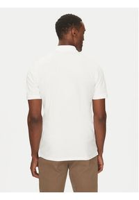 Selected Homme Polo 16095851 Biały Slim Fit. Typ kołnierza: polo. Kolor: biały. Materiał: bawełna