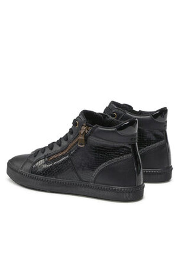 Geox Sneakersy D Blomiee B D166HB 00454 C9999 Czarny. Kolor: czarny. Materiał: skóra