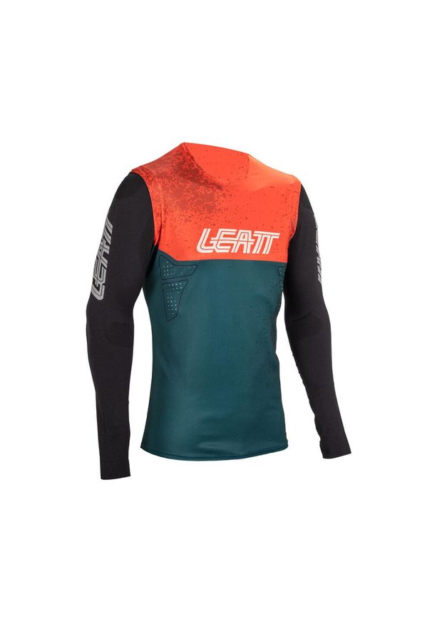 Koszulka rowerowa LEATT Jersey MTB Gravity 5.0. Kolor: niebieski. Materiał: jersey. Sport: kolarstwo