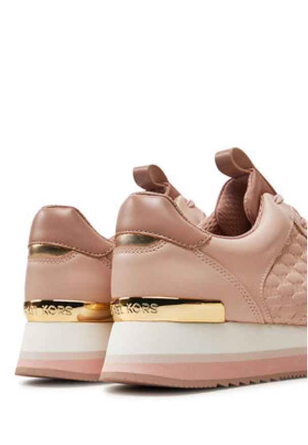 MICHAEL Michael Kors Sneakersy Raina Trainer 43T4RNFSBL Różowy. Kolor: różowy. Materiał: skóra