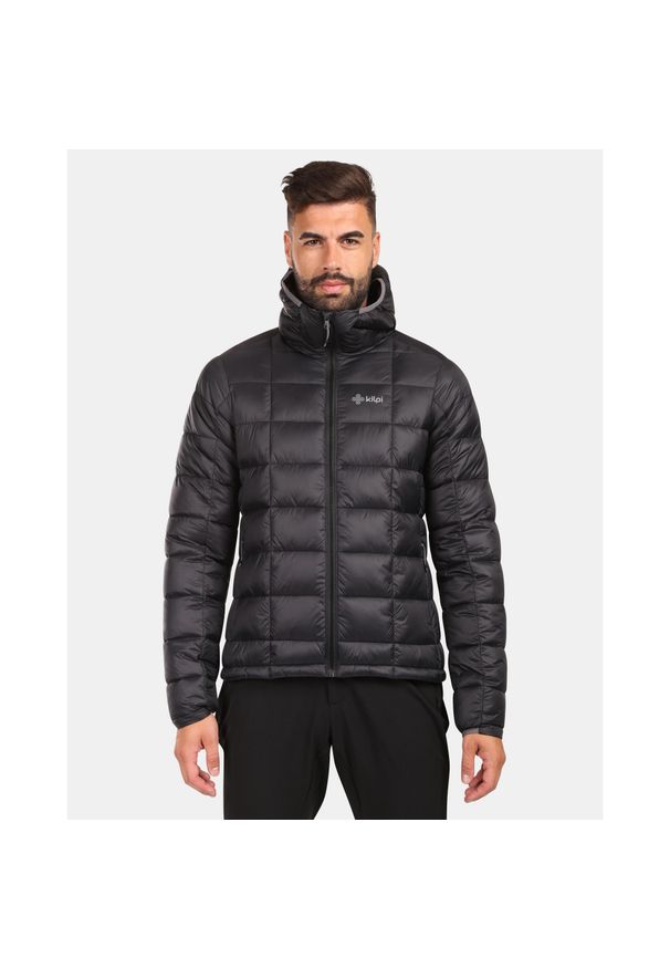 Męska kurtka ocieplana Kilpi REBEKI-M. Kolor: czarny. Sport: turystyka piesza