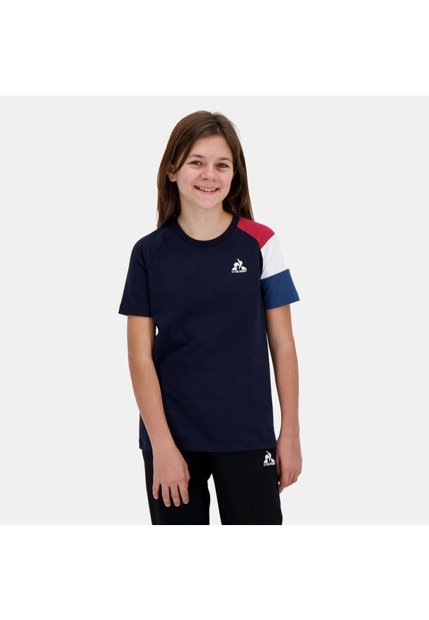 Koszulka dla dzieci Le Coq Sportif N°1. Kolor: niebieski