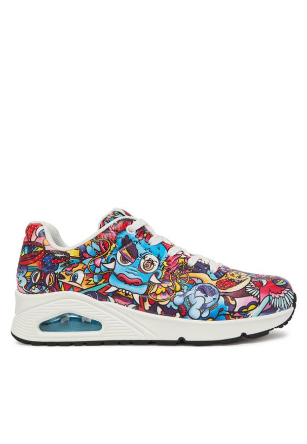 skechers - Skechers Sneakersy Skechers X Vexx Uno-Color Doodle 177973/MLT Kolorowy. Materiał: skóra. Wzór: kolorowy