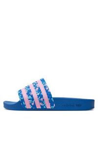 Adidas - adidas Klapki Adilette X Ks IE0378 Niebieski. Kolor: niebieski