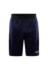 Spodenki treningowe męskie Craft Evolve Zip Pocket. Kolor: niebieski