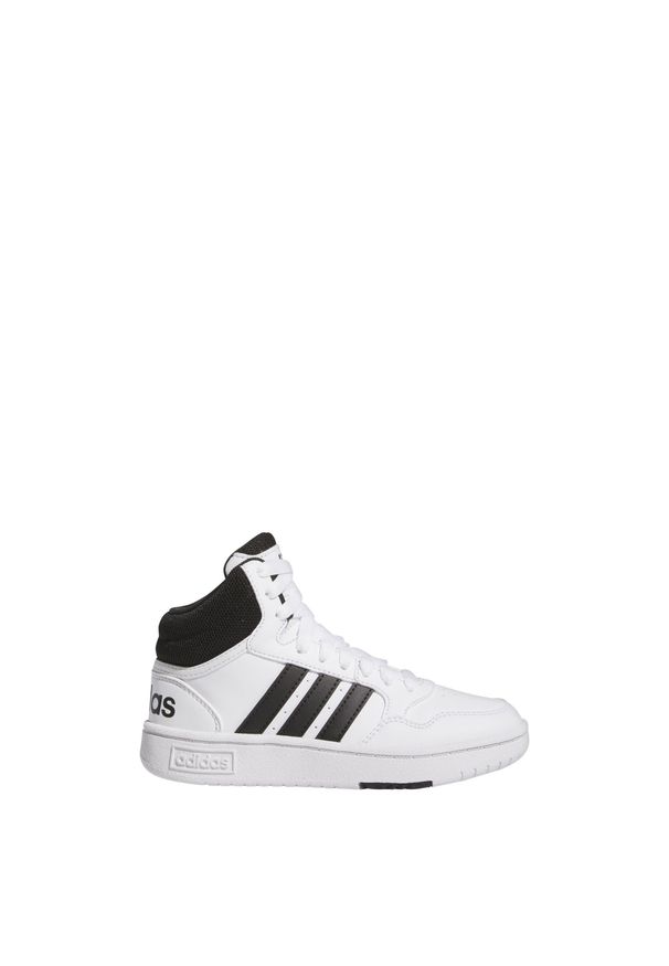 Adidas - Hoops Mid Shoes. Kolor: czarny, biały, wielokolorowy. Sport: tenis