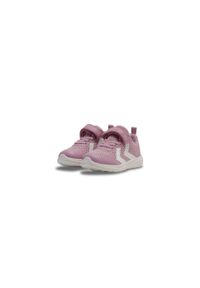 Sneakersy dla dzieci Hummel Actus Recycled. Okazja: na uczelnię. Kolor: fioletowy. Materiał: syntetyk, nubuk, materiał. Sport: joga i pilates
