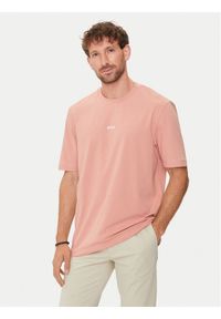 BOSS - Boss T-Shirt Tchup 50473278 Różowy Relaxed Fit. Kolor: różowy. Materiał: bawełna