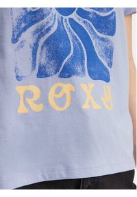Roxy T-Shirt ERJZT05911 Niebieski Regular Fit. Kolor: niebieski. Materiał: bawełna #5