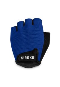 SIROKO - Mężczyzna i kobieta Kolarstwo Rękawiczki rowerowe Aero Dark Blue Niebieski. Kolor: niebieski. Materiał: nylon. Sport: kolarstwo