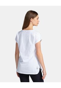 Damski bawełniany t-shirt Kilpi NELLIM-W. Kolor: biały. Materiał: bawełna. Sport: turystyka piesza