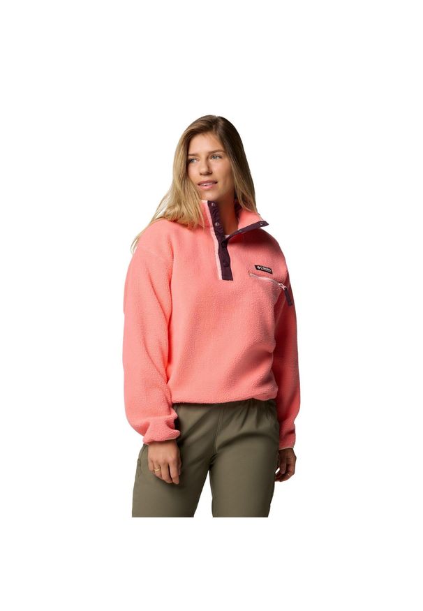 columbia - Columbia Polar Helvetia Ii 2092231685. Kolor: różowy. Materiał: polar. Sport: turystyka piesza