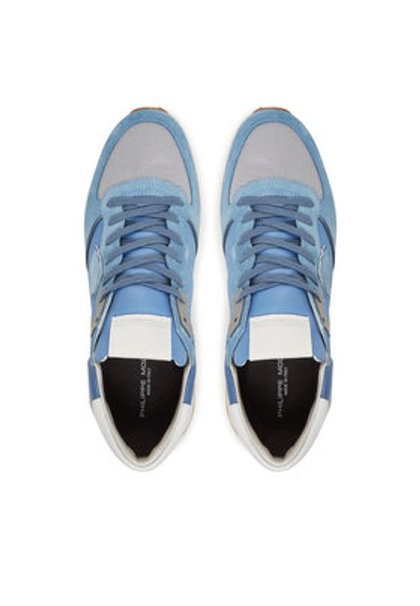 Philippe Model Sneakersy A009555 TKLU W020 Niebieski. Kolor: niebieski. Materiał: materiał
