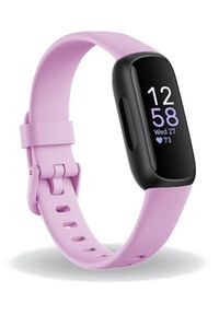 Opaska sportowa Fitbit by Google Inspire 3 liliowy. Rodzaj zegarka: cyfrowe. Kolor: liliowy. Materiał: skóra. Styl: sportowy #1